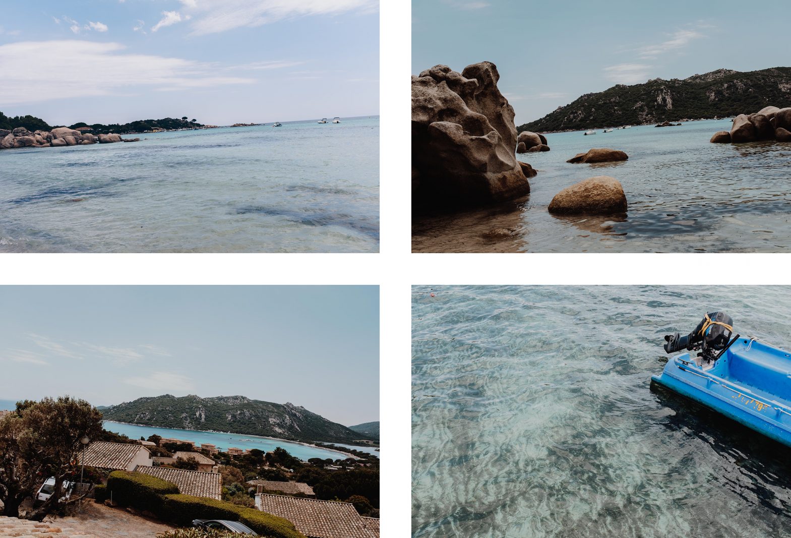 Baie de Santa Giulia et Palombaggia par L'oeil de Noémie, photographe et blogueuse voyage. Belle photo de Corse du Sud.