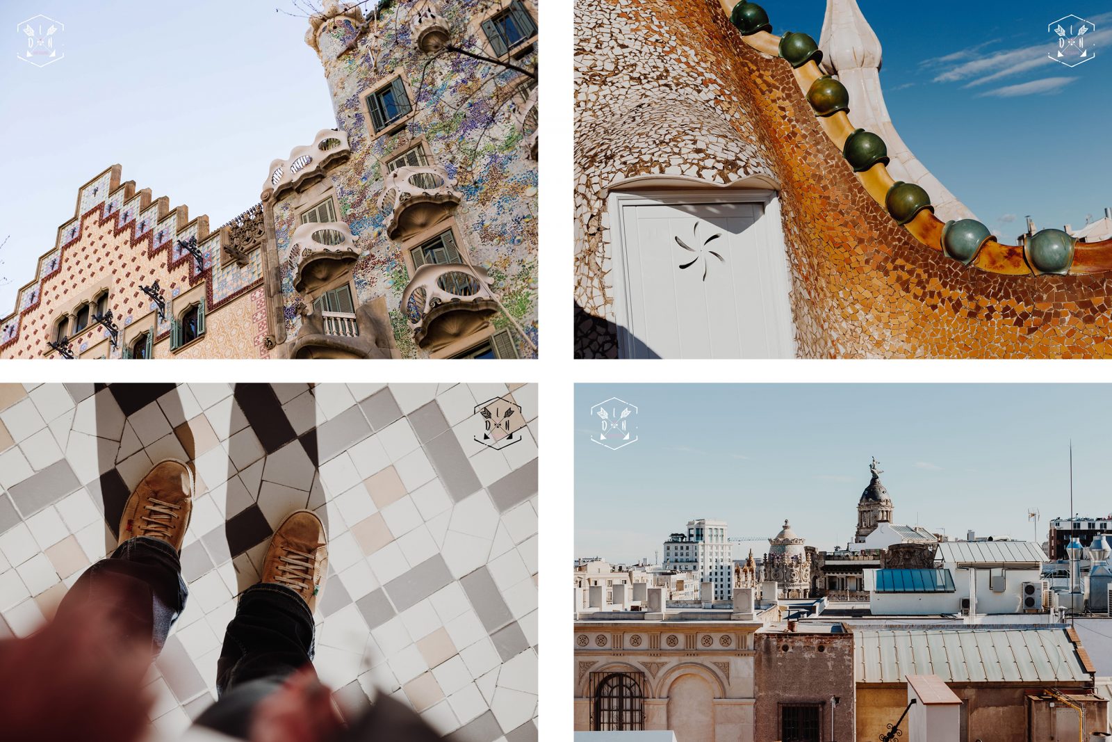 Citytrip Barcelona, travel Barcelone, casa Batlló, Gaudí, par L'oeil de Noémie photographe de mariage à Barcelone en espagne