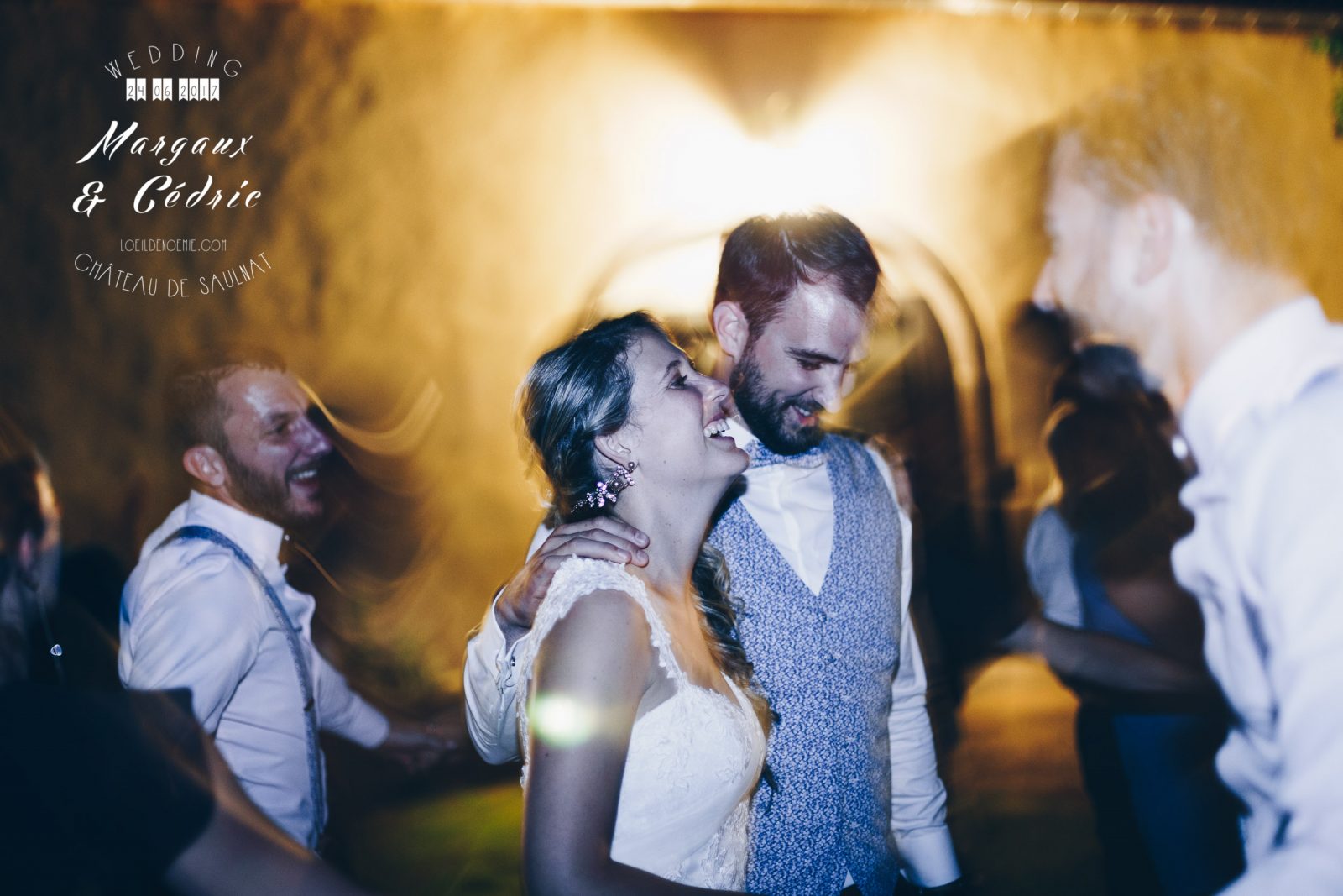 mariage chic et gourmand, photo soirée de mariage, L'oeil de Noémie meilleur photographe de mariage en Auvergne