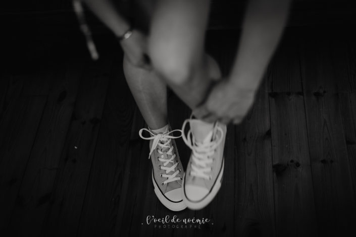 tendance mariage baskets et combi, l'oeil de noémie meilleur photographe mariage france, radlovers, rad wedding