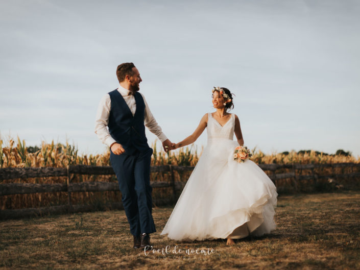 inspiration mariage cool et bohème, belle photo de mariage par L'oeil de Noémie, meilleur photographe mariage Auvergne par ZIWA 2019